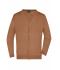 Heren Men's V-Neck Cardigan Kameel 8062