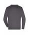 Heren Men's V-Neck Cardigan Antraciet-melange 8062