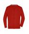 Heren Men's V-Neck Cardigan Bordeaux 8062