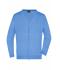 Heren Men's V-Neck Cardigan Gletsjer blauw 8062