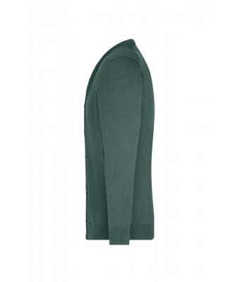 Heren Men's V-Neck Cardigan Bosgroen 8062