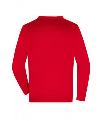 Heren Men's V-Neck Cardigan Rood 8062