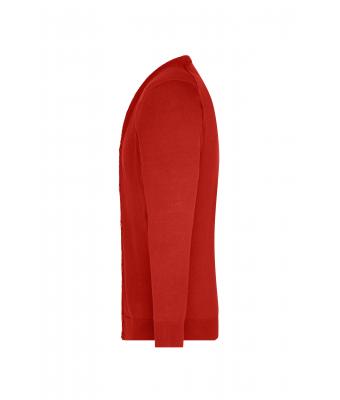 Heren Men's V-Neck Cardigan Bordeaux 8062