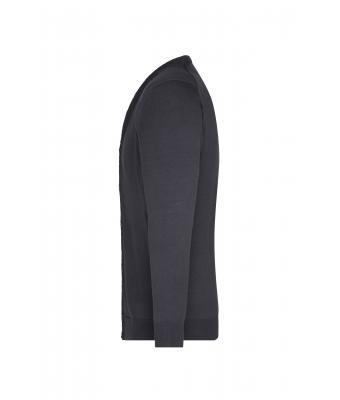 Heren Men's V-Neck Cardigan Zwart 8062