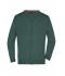 Heren Men's V-Neck Cardigan Bosgroen 8062