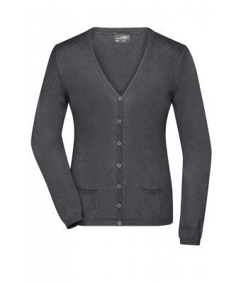 Damen Ladies' Cardigan Anthracite-melange 8367