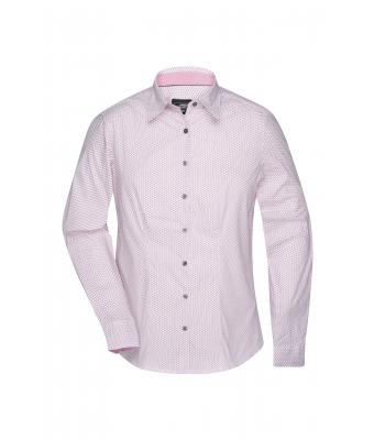 Dames Ladies' Shirt "Wings" Wit/rood 8419