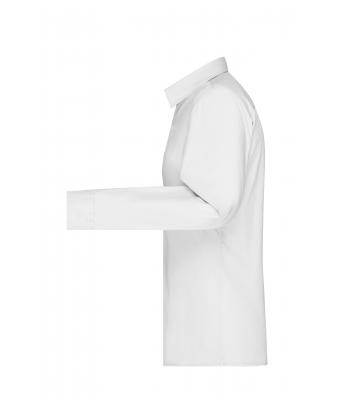 Femme Chemise femme à manches longues en popeline Blanc 8504