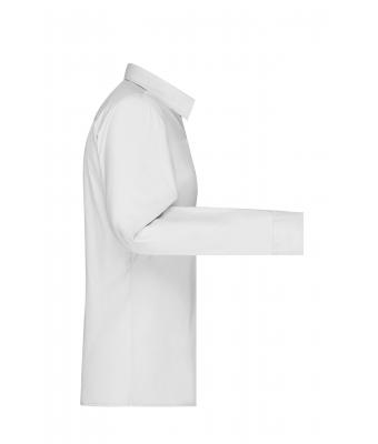 Femme Chemise femme à manches longues en popeline Blanc 8504