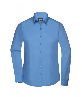 Femme Chemise femme à manches longues en popeline Aqua 8504