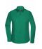 Femme Chemise femme à manches longues en popeline Vert-irlandais 8504