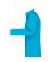 Femme Chemise femme à manches longues en popeline Turquoise 8504