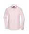 Femme Chemise femme à manches longues en popeline Rose clair 8504