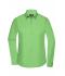 Femme Chemise femme à manches longues en popeline Vert-citron 8504