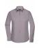Femme Chemise femme à manches longues en popeline Acier 8504