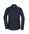 Femme Chemise femme à manches longues en popeline Marine 8504