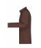 Dames Ladies' Shirt Long-Sleeved Poplin Bruin 8504