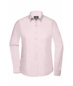 Ladies Ladies' Shirt Long-Sleeved Poplin Light-pink 8504