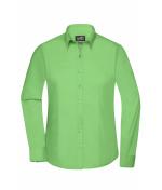 Ladies Ladies' Shirt Long-Sleeved Poplin Lime-green 8504