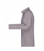 Ladies Ladies' Shirt Long-Sleeved Poplin Steel 8504