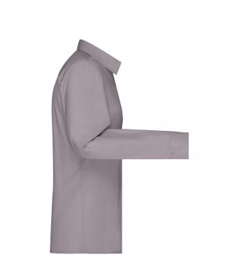 Ladies Ladies' Shirt Long-Sleeved Poplin Steel 8504
