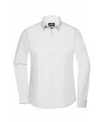 Ladies Ladies' Shirt Long-Sleeved Poplin White 8504