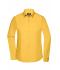 Ladies Ladies' Shirt Long-Sleeved Poplin Yellow 8504