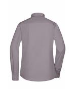Dames Ladies' Shirt Long-Sleeved Poplin Staal 8504
