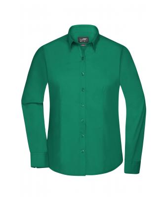 Dames Ladies' Shirt Long-Sleeved Poplin Iers-groen 8504