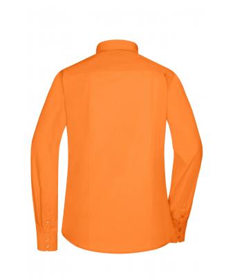 Dames Ladies' Shirt Long-Sleeved Poplin Oranje 8504
