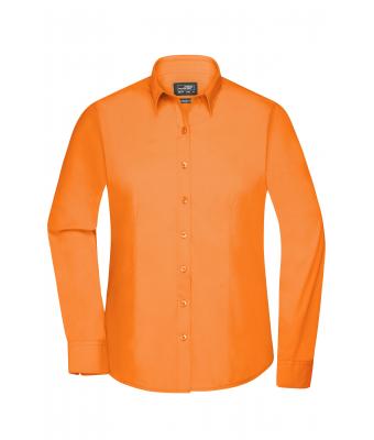 Dames Ladies' Shirt Long-Sleeved Poplin Oranje 8504