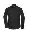 Damen Ladies' Shirt Longsleeve Poplin Black 8504