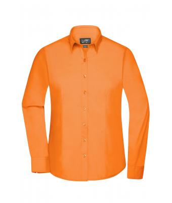 Ladies Ladies' Shirt Longsleeve Poplin Orange 8504