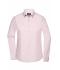 Ladies Ladies' Shirt Longsleeve Poplin Light-pink 8504