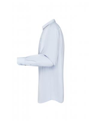 Heren Men's Shirt Long-Sleeved Poplin Lichtblauw 8505