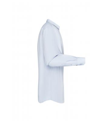 Heren Men's Shirt Long-Sleeved Poplin Lichtblauw 8505