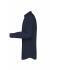 Men Men's Shirt Long-Sleeved Poplin Navy 8505