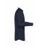 Men Men's Shirt Long-Sleeved Poplin Navy 8505