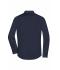 Men Men's Shirt Long-Sleeved Poplin Navy 8505