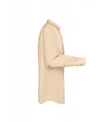 Men Men's Shirt Long-Sleeved Poplin Stone 8505