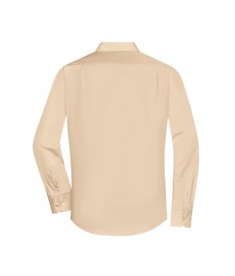 Men Men's Shirt Long-Sleeved Poplin Stone 8505