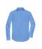 Heren Men's Shirt Long-Sleeved Poplin Aqua 8505