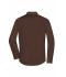 Heren Men's Shirt Long-Sleeved Poplin Bruin 8505