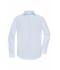 Herren Men's Shirt Long-Sleeved Poplin Light-blue 8505