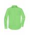 Herren Men's Shirt Long-Sleeved Poplin Lime-green 8505