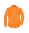 Herren Men's Shirt Long-Sleeved Poplin Orange 8505