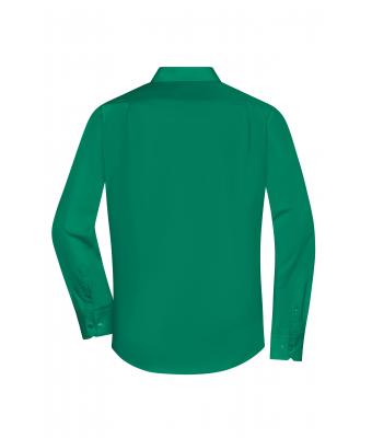 Men Men's Shirt Long-Sleeved Poplin Irish-green 8505