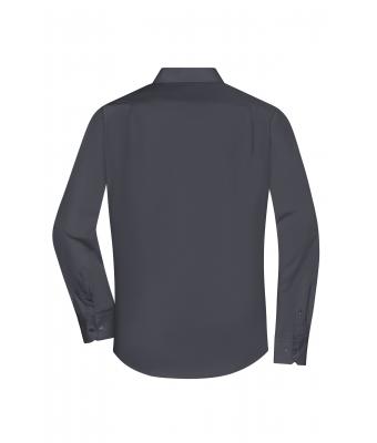 Heren Men's Shirt Long-Sleeved Poplin Carbon 8505