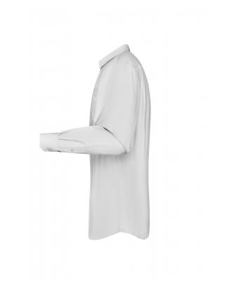 Heren Men's Shirt Long-Sleeved Poplin Lichtgrijs 8505