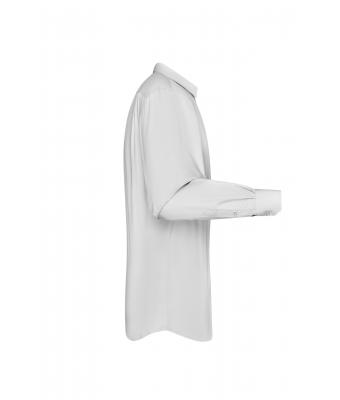 Heren Men's Shirt Long-Sleeved Poplin Lichtgrijs 8505